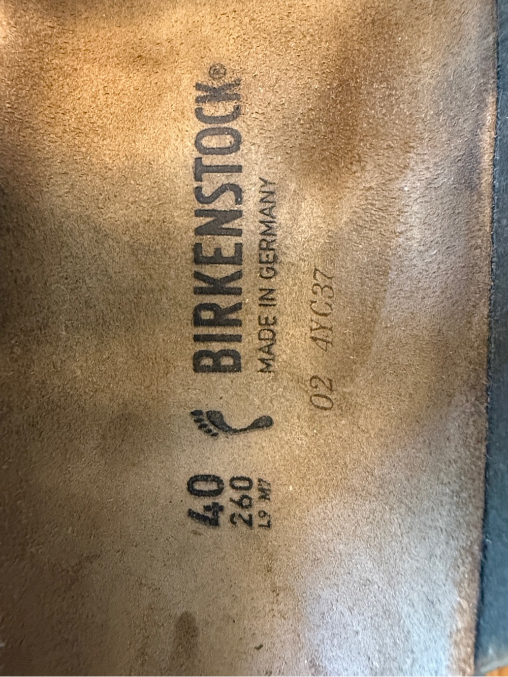 Birkenstock Arizona Unisex Birkibuc Leather Sandals in Stone - Picture 6 of 7